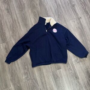 Women's Navy Blue Pullover Sweater
